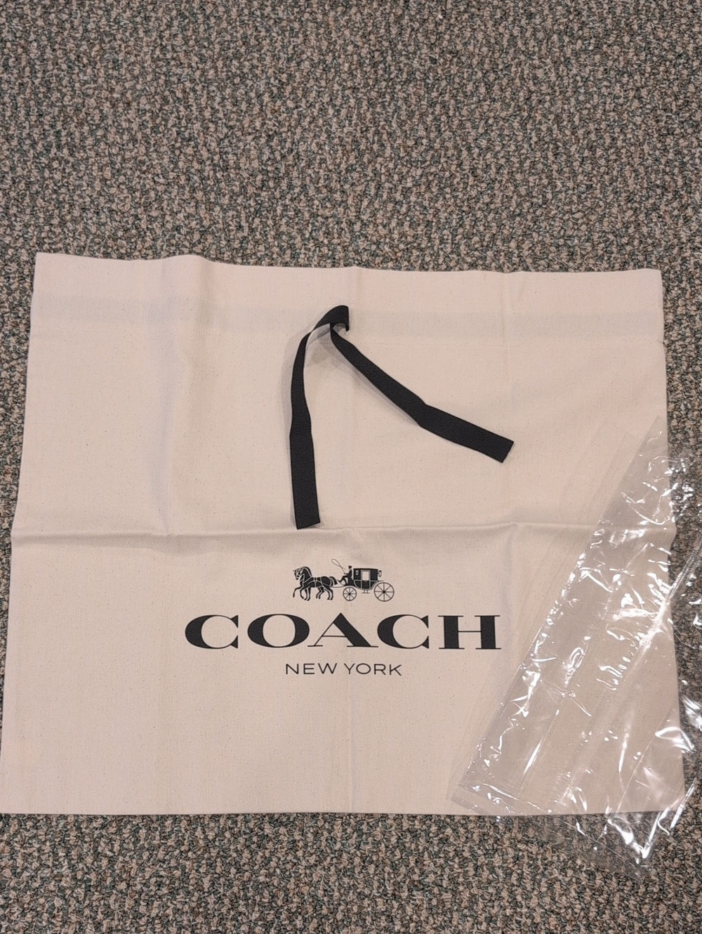 Coach New Cotton Canvas Large Dust Bag 23.5 X  20